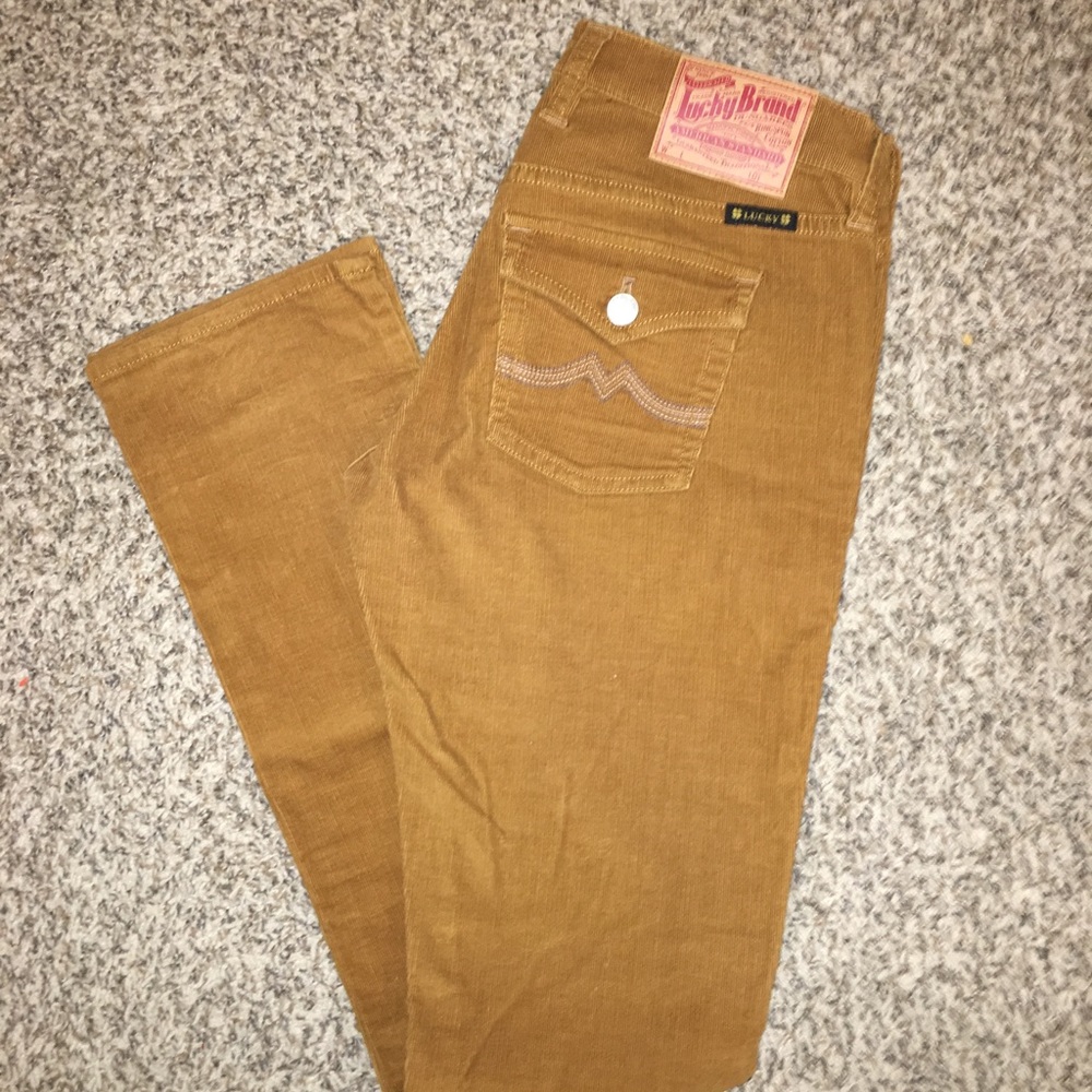 NWT Lucky Brand velvet jeans